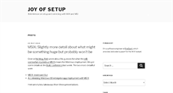 Desktop Screenshot of joyofsetup.com